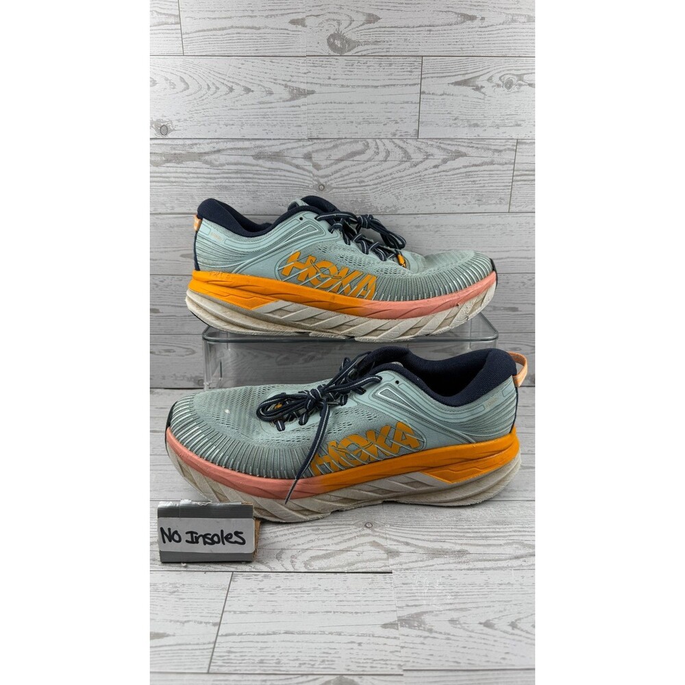 Hoka One One Bondi 7 1110531 BHBI Blue Haze Black 11B Women's Running Shoes #68